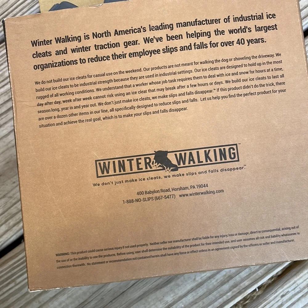 NIB- Winter Walking High-Pro Ice Cleats Size XL (11-13)